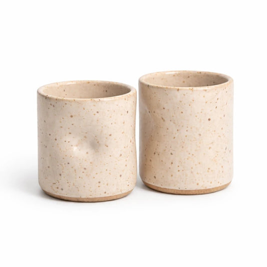Copo de Cerâmica Feito à Mão (2 unidades) - Memoê